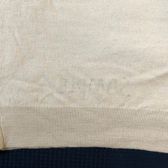 Stussy Girls Tag Argyle Sample L/S Sweater – Cream - Picture 9 of 9